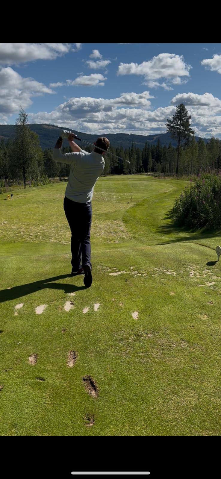 Tourtopp mitt i fairway